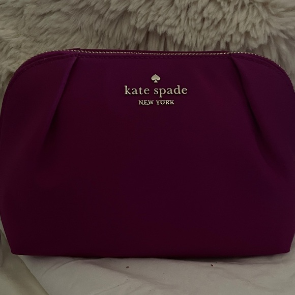 kate spade Handbags - Kate Spade Magenta Cosmetic Bag